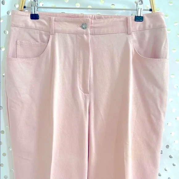 St. John Blush Straight Leg Pants - Picture 2 of 15